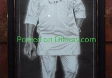Commission pencil drawing big size 2ftx4ft frame