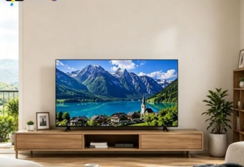 LP Smart TV 43-Android 14.0-Frameless – Full HD – 1+8G – WiFi+Bluetooth-2 HDMI 2 USB Ports + 1 year warranty – Black
