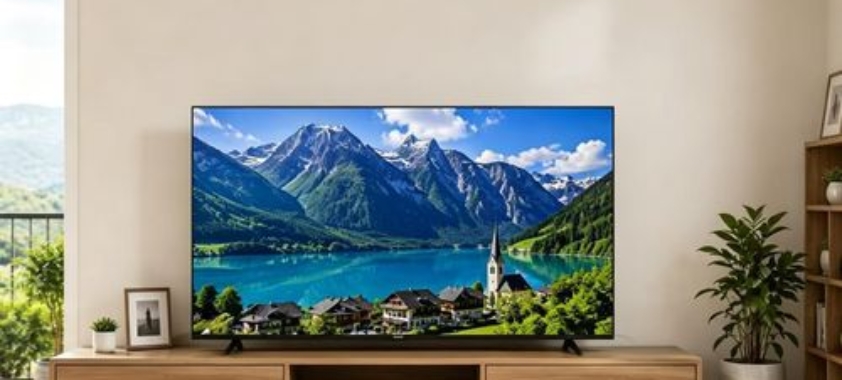 LP Smart TV 43-Android 14.0-Frameless – Full HD – 1+8G – WiFi+Bluetooth-2 HDMI 2 USB Ports + 1 year warranty – Black