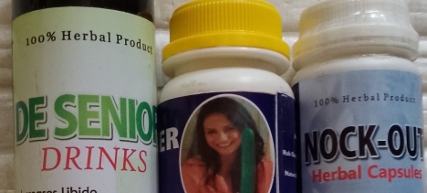 De Senior Men Drink+ Nock Out Herbal Capsule+Topnotch Cucumber Cream for Penis Enlargement