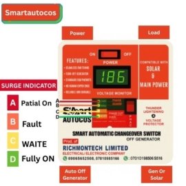 Smart automatic changeover switch (SmartAutocos 125A)