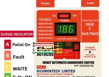 Smart automatic changeover switch (SmartAutocos 125A)