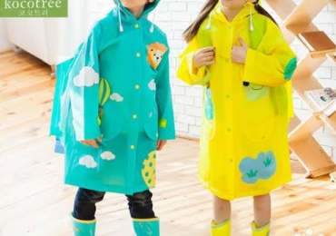 Kids Rain Coats For Kids And Children Foreign