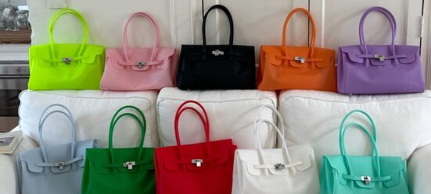 Macaron Color Kelly Bag Large-Capacity Commuter Handbag Fashionable Versatile Shoulder Crossbody Bag
