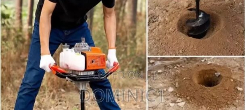 Earth Auger Machine Use For Making Hole