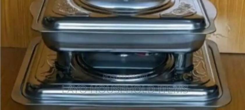 Steel Serving/Chaffing Dish 2pcs