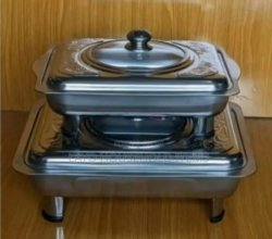 Steel Serving/Chaffing Dish 2pcs
