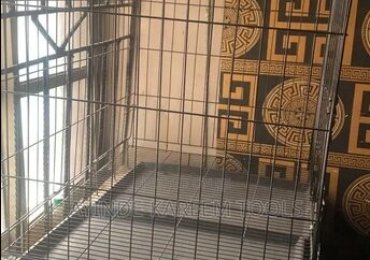 Heavy Duty Collapsible Foldable Dog Cage(Size 4)