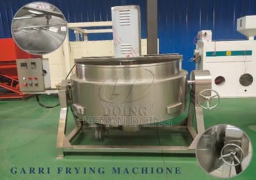 100kg/H Garri Fryer Roasting Machine for Gari